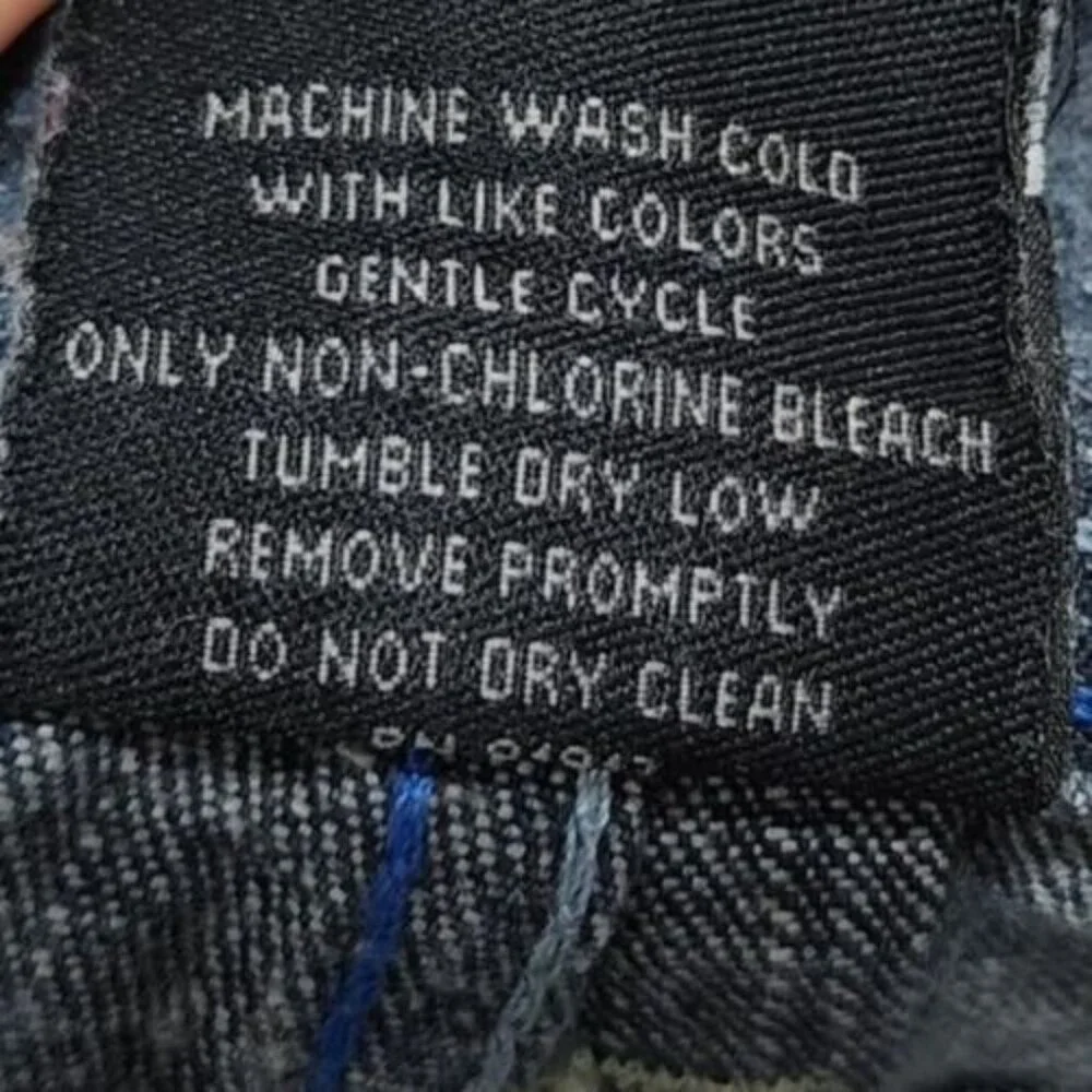 Makaveli Tupac Shakur Grow / Evolve Quote Blue Hip Hop Jean Shorts Men's Size 42
